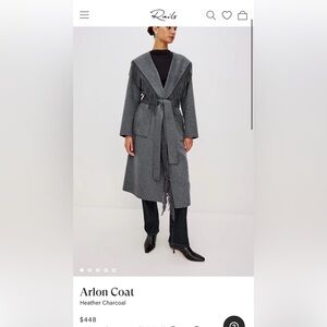 Rails Heather Charcoal Arlon Coat